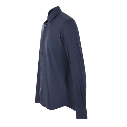 Camicia Uomo Oxford Jaquard stretch Blu RRD- Francavilla Moda